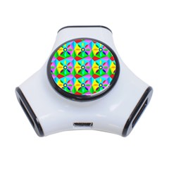 Star Texture Template Design 3-port Usb Hub by Hannah976