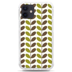 Leaf Plant Pattern Seamless Iphone 12 Mini Tpu Uv Print Case	 by Hannah976