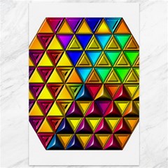 Cube Diced Tile Background Image Canvas 12  X 18  by Hannah976
