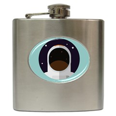 Astronaut Space Astronomy Universe Hip Flask (6 Oz) by Sarkoni