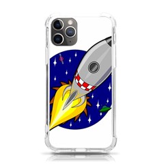 Rocket Ship Launch Vehicle Moon Iphone 11 Pro 5 8 Inch Tpu Uv Print Case by Sarkoni