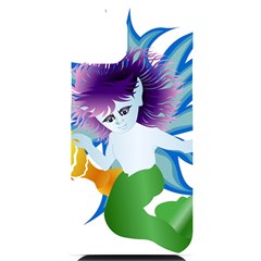 Mermaid Fantasy Undersea Merman Iphone 14 Plus Black Uv Print Case by Sarkoni
