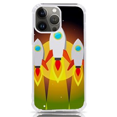 Rocket Take Off Missiles Cosmos Iphone 13 Pro Max Tpu Uv Print Case by Sarkoni
