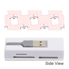 Pattern Pink Cute Sweet Fur Cats Memory Card Reader (stick) by Sarkoni