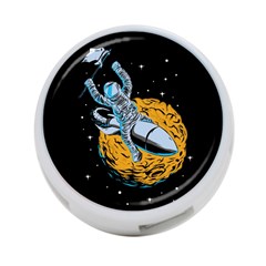 Astronaut Planet Space Science 4-port Usb Hub (two Sides) by Sarkoni