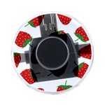 Seamless Pattern Fresh Strawberry On-the-Go Memory Card Reader Front