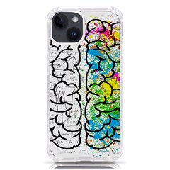 Brain Mind Psychology Idea Drawing Iphone 14 Tpu Uv Print Case by Grandong