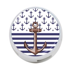 Anchor Background Design 4-port Usb Hub (one Side) by Apen