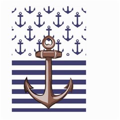 Anchor Background Design Large Garden Flag (two Sides) by Apen