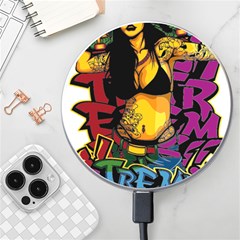 Xtreme Skateboard Graffiti Wireless Fast Charger(white) by Sarkoni