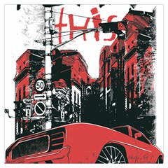 Cars City Fear This Poster Lightweight Scarf  by Sarkoni