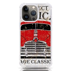 Perfect American Vintage Classic Car Signage Retro Style Iphone 13 Pro Tpu Uv Print Case by Sarkoni