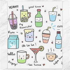 Drinks Cocktails Doodles Coffee Canvas 16  X 20  by Apen