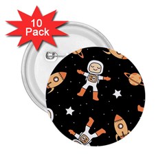 Astronaut Space Rockets Spaceman 2 25  Buttons (10 Pack)  by Ravend