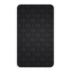 Black Floral Background, Black Backgrounds, Vintage Floral Memory Card Reader (rectangular) by nateshop