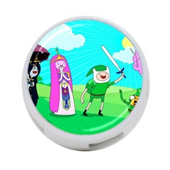 Adventure Time The Legend Of Zelda Parody 4-port Usb Hub (one Side) by Sarkoni