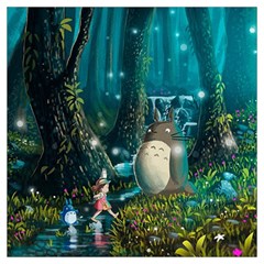 Anime My Neighbor Totoro Jungle Natural Lightweight Scarf  by Sarkoni