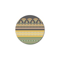 Seamless Pattern Egyptian Ornament With Lotus Flower Golf Ball Marker (4 Pack) by Hannah976