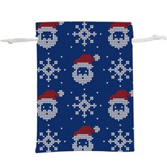 Santa Clauses Wallpaper Lightweight Drawstring Pouch (xl) by artworkshop