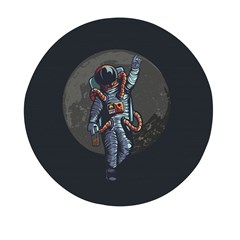 Illustration Drunk Astronaut Mini Round Pill Box (pack Of 3) by Bedest