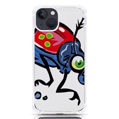 Bug Black Insect Animal Iphone 13 Tpu Uv Print Case by Sarkoni