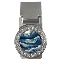 Waves Storm Sea Money Clips (cz)  by Bedest
