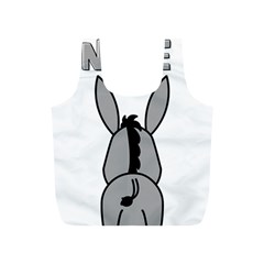Donkey Ass Funny Nice Cute Floppy Full Print Recycle Bag (s) by Sarkoni