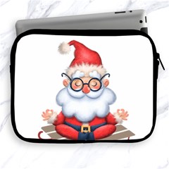 Santa Glasses Yoga Chill Vibe Apple Ipad 2/3/4 Zipper Cases by Sarkoni