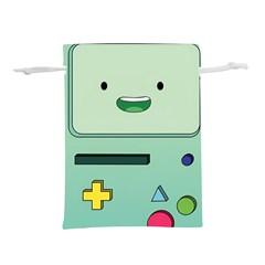 Adventure Time Bmo Beemo Green Lightweight Drawstring Pouch (s) by Bedest