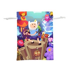 Cartoon Adventure Time Finn Princess Bubblegum Lumpy Space Lightweight Drawstring Pouch (l) by Bedest