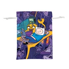 Adventure Time Finn  Jake Marceline Lightweight Drawstring Pouch (l) by Bedest