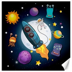 Spaceship Astronaut Space Canvas 20  X 20  by Hannah976