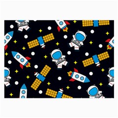 Seamless Adventure Space Vector Pattern Background Large Glasses Cloth by Hannah976
