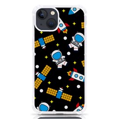 Seamless Adventure Space Vector Pattern Background Iphone 13 Tpu Uv Print Case by Hannah976