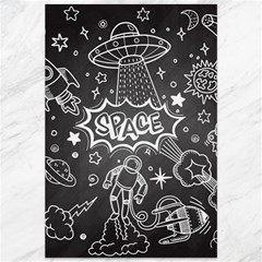 Vector Flat Space Design Background With Text Canvas 12  X 18  by Hannah976