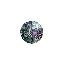 Disco Mosaic Magic 1  Mini Buttons by essentialimage365