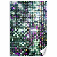 Disco Mosaic Magic Canvas 12  X 18  by essentialimage365