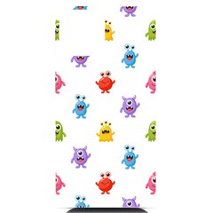 Seamless Pattern Cute Funny Monster Cartoon Isolated White Background Iphone 14 Black Uv Print Case by Hannah976