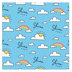 Sky Pattern Square Satin Scarf (36  X 36 ) by Apen