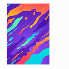 Multicolored Abstract Background Large Garden Flag (two Sides) by Apen