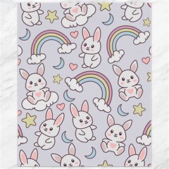 Seamless Pattern With Cute Rabbit Character Canvas 11  X 14  by Apen