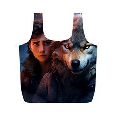 Be Fearless Full Print Recycle Bag (m) by Saikumar