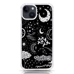 Vector Set Sketch Drawn With Space Iphone 14 Tpu Uv Print Case by Ravend