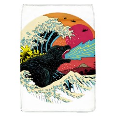 Retro Wave Kaiju Godzilla Japanese Pop Art Style Removable Flap Cover (l) by Cendanart