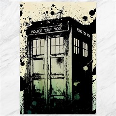 Doctor Who Tardis Canvas 12  X 18  by Cendanart