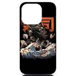 Sushi Dragon Japanese iPhone 14 Pro Black UV Print Case Front