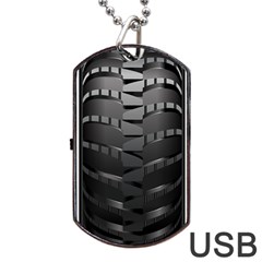 Tire Dog Tag Usb Flash (one Side) by Ket1n9