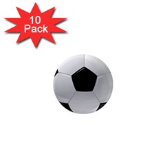 Soccer Ball 1  Mini Magnet (10 Pack)  by Ket1n9