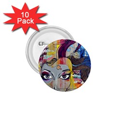 Graffiti Mural Street Art Painting 1 75  Buttons (10 Pack) by Ket1n9