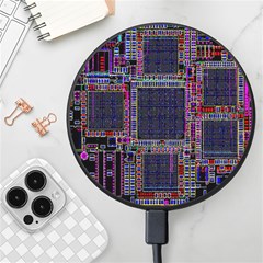 Cad Technology Circuit Board Layout Pattern Wireless Fast Charger(black) by Ket1n9